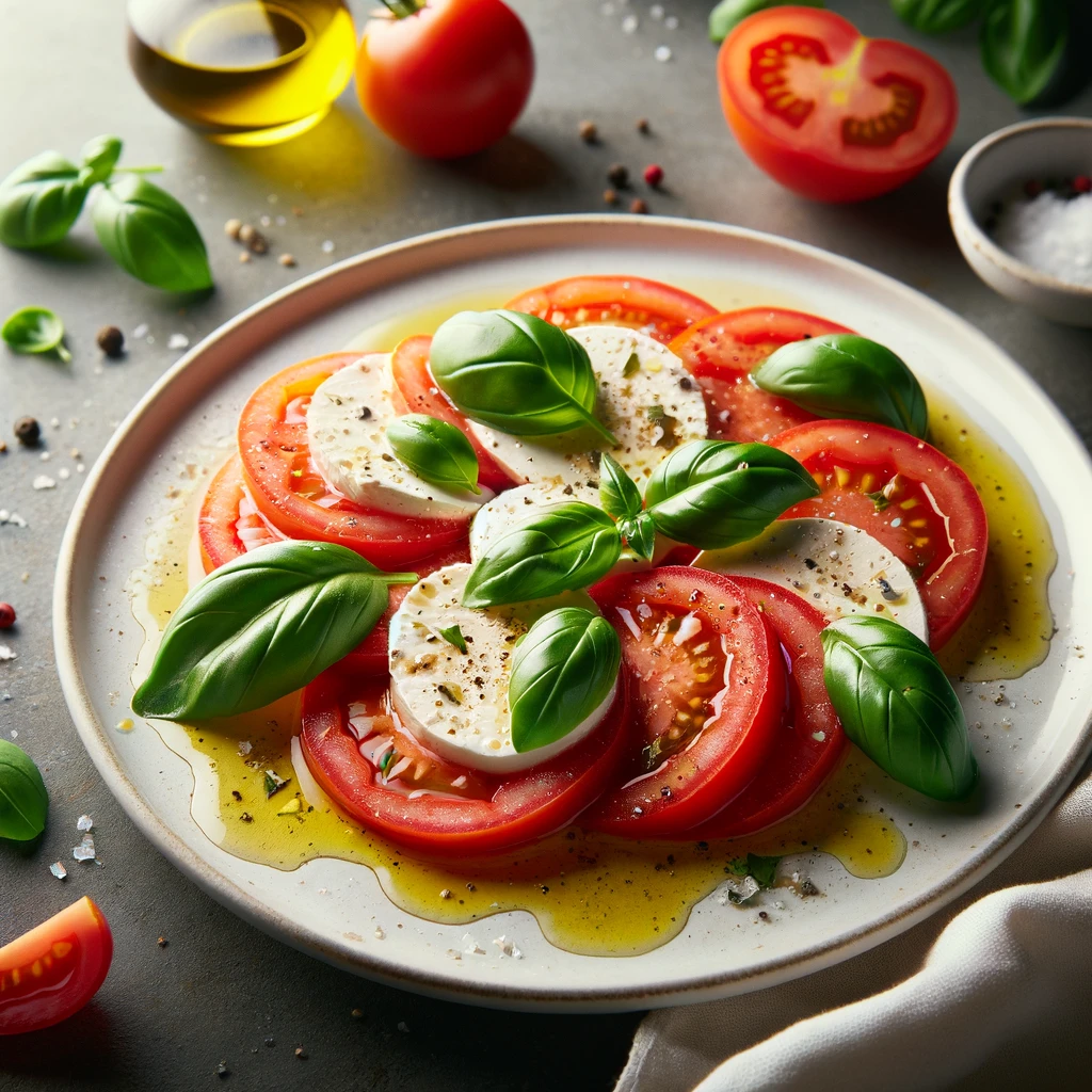 Sałatka caprese to klasyczne włoskie danie, które doskonale sprawdzi się jako przystawka lub lekki posiłek.